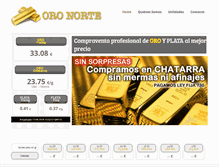 Tablet Screenshot of oronortevitoria.com